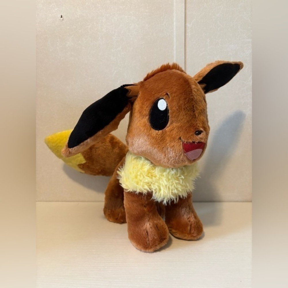 2017 Pokémon Build-a-Bear Eevee Large Plush Stuffed Animal Toy 19" Collectible